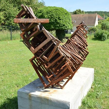 Gite Dans Parc De Sculptures - Gite "Pondichery" Port-Mort Kültér fotó